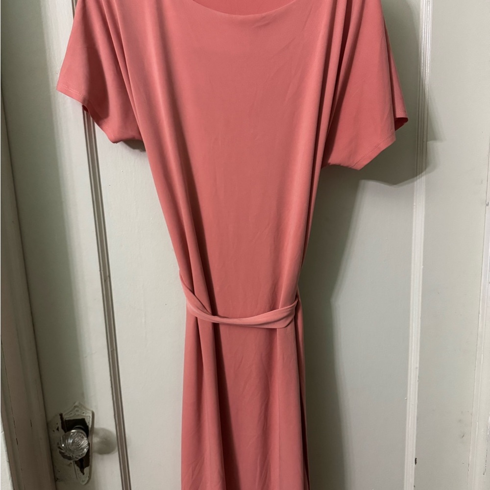 Elegant Coral Dress